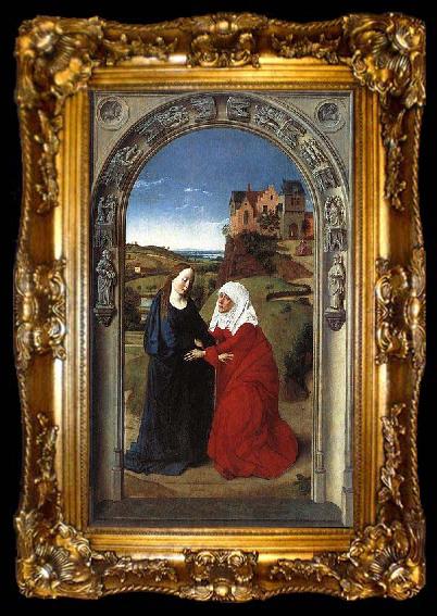 framed  Dieric Bouts The Visitation, ta009-2